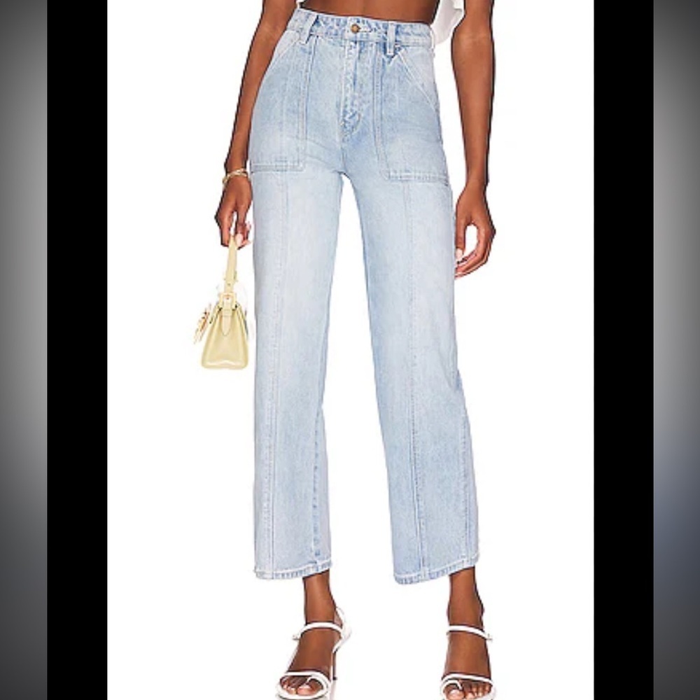 ROLLA’S- Heidi Trade Austin Straight in Mid Vintage Blue- size 32